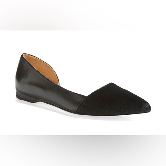 NIB Cole Haan black leather lace Loafers flats skimmers ballet